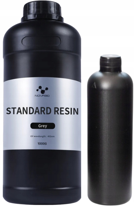 Żywica Uv NOVA3D Standard Grey Szary Wytrzymała 0,5kg 0,5l Do Drukarki 3D