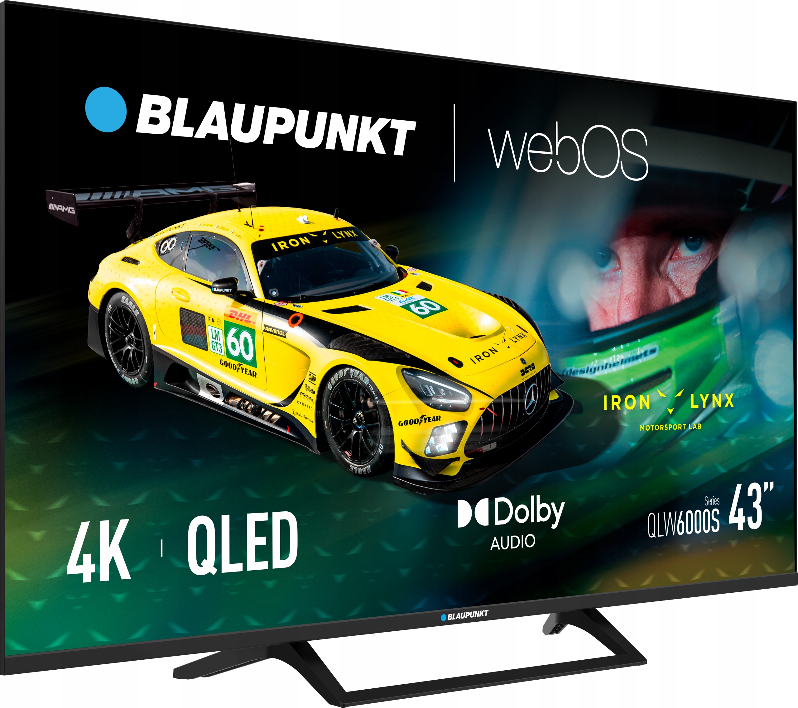 Telewizor Qled 43" Blaupunkt 43QLW6000S 4K Uhd czarny Smart Tv