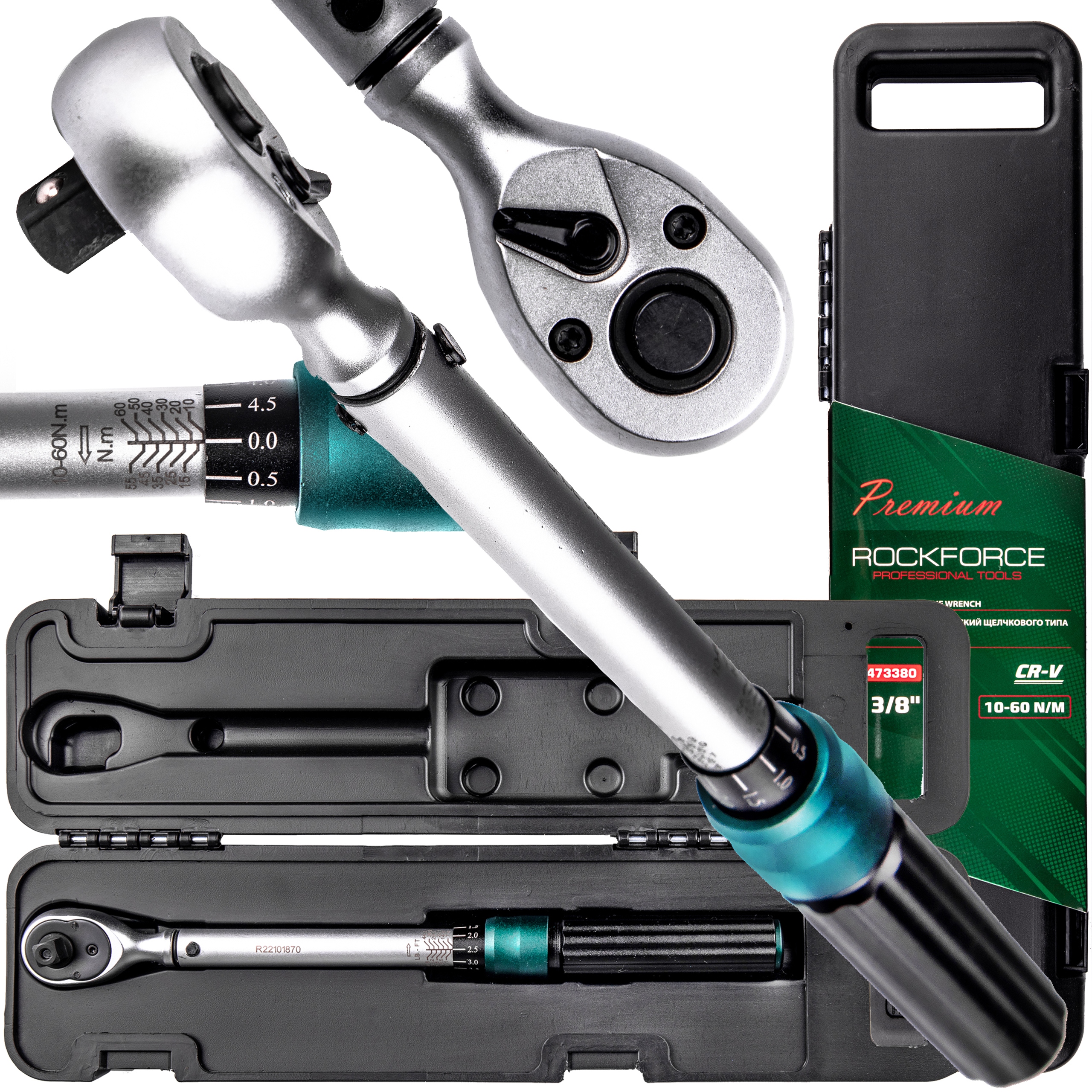 

Klucz Dynamometryczny Certyfikat 3/8 10-60Nm Skala