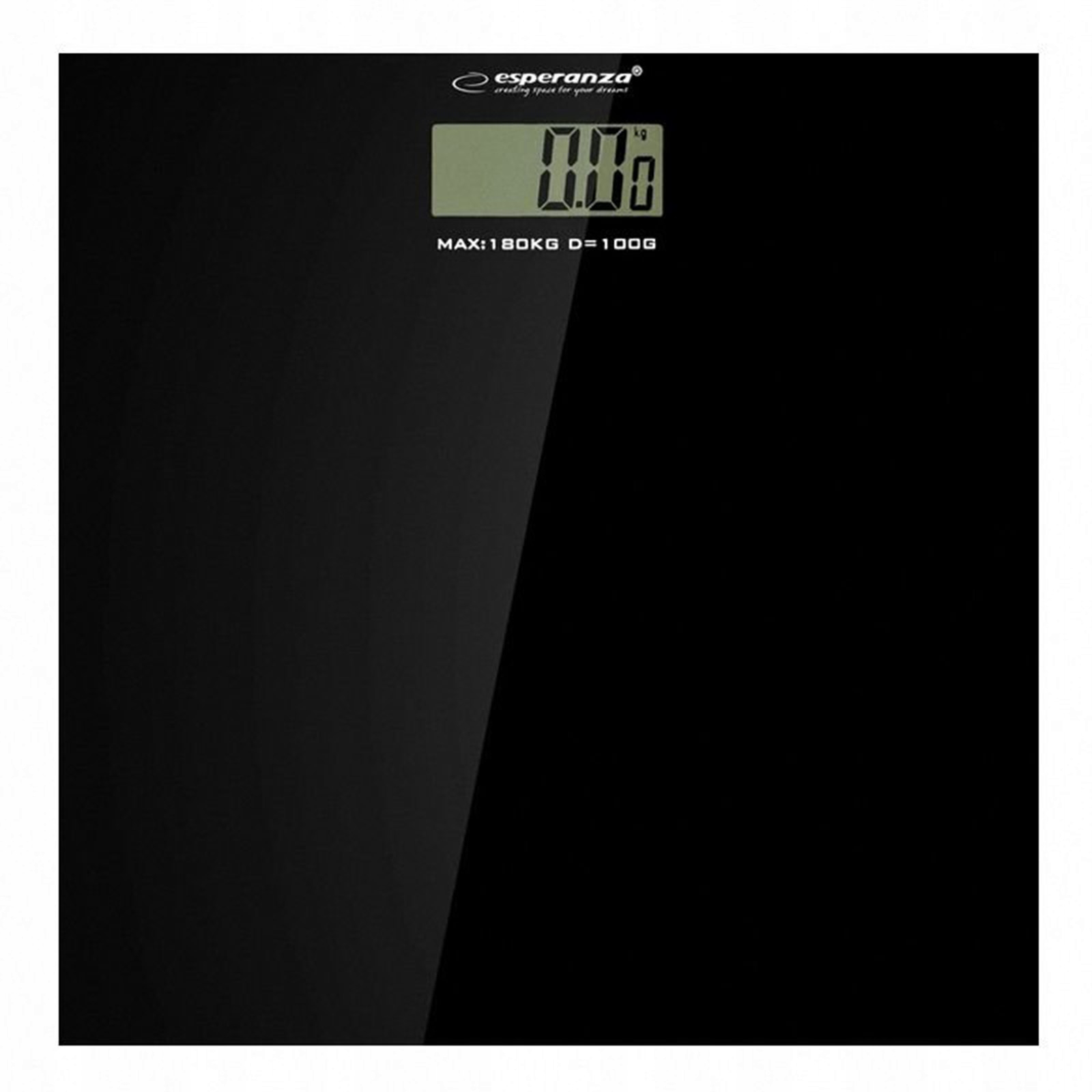 ELEKTRONICZNA WAGA ŁAZIENKOWA SZKLANA SLIM 180 KG Marka Esperanza