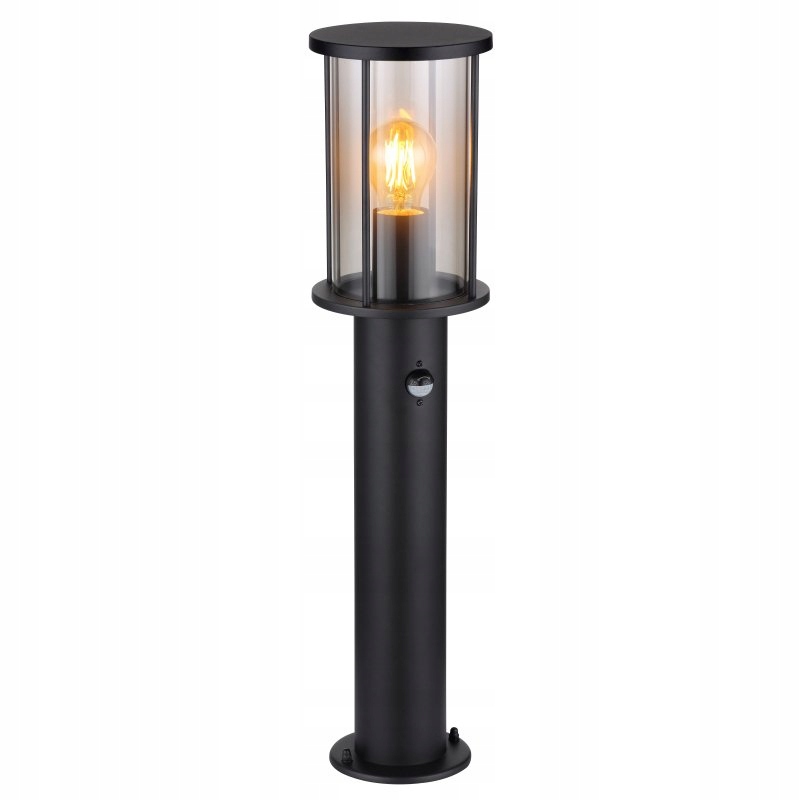 Vonkajšia lampa s záhradným stĺpikom a senzorom Gracey 31362S Globo