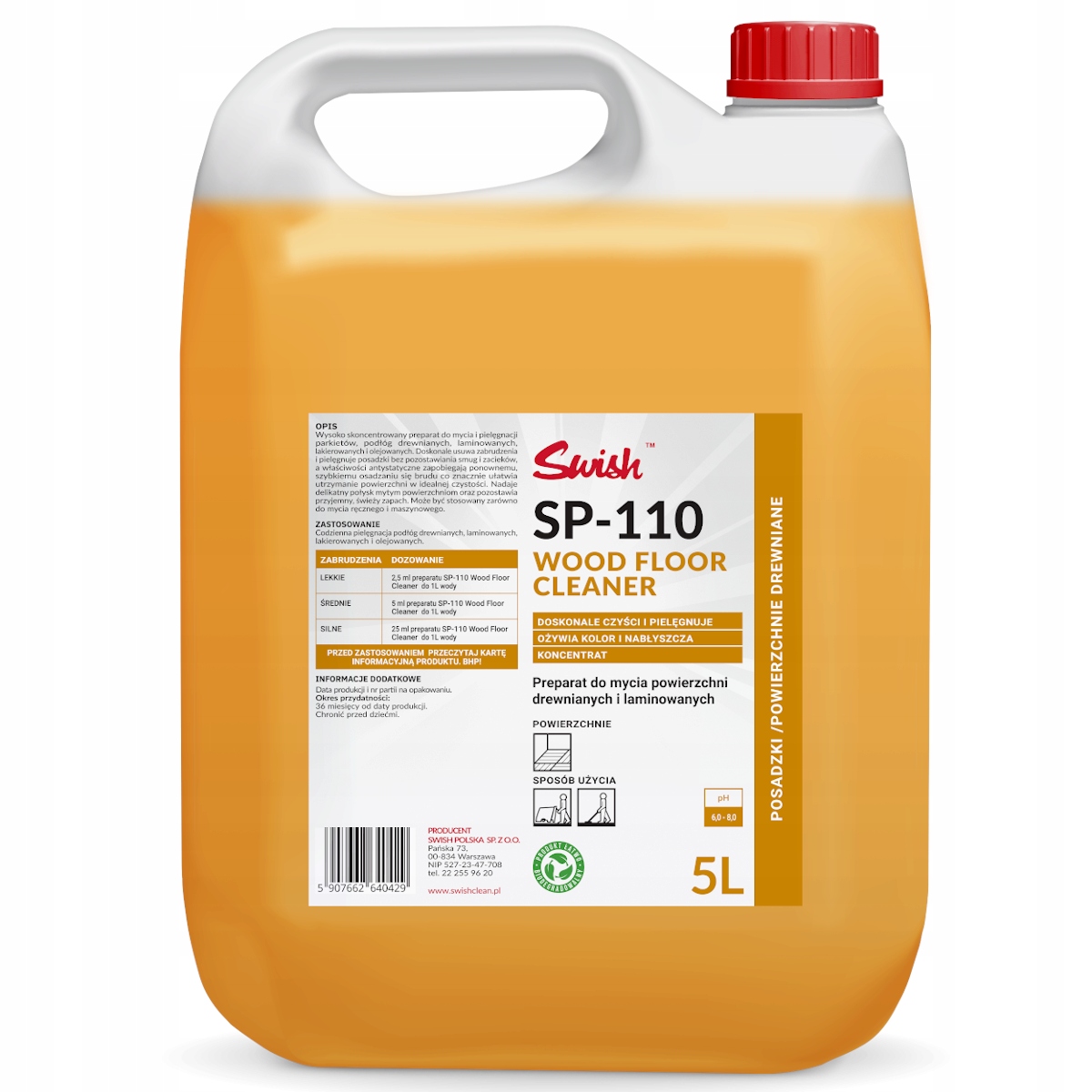 

Płyn Do Mycia Podłóg Drewnianych Paneli SP-110 5 L