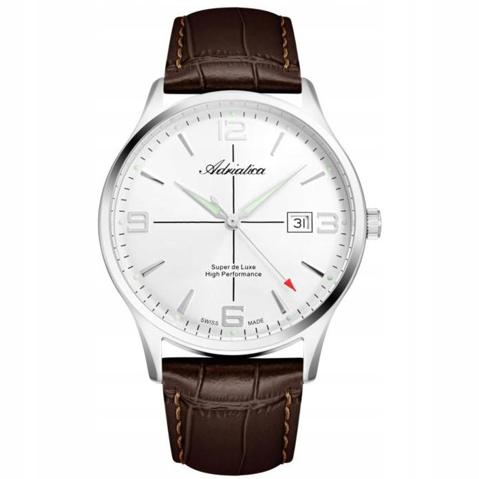 Pánské Hodinky Adriatica A8331.5B53Q hnědé