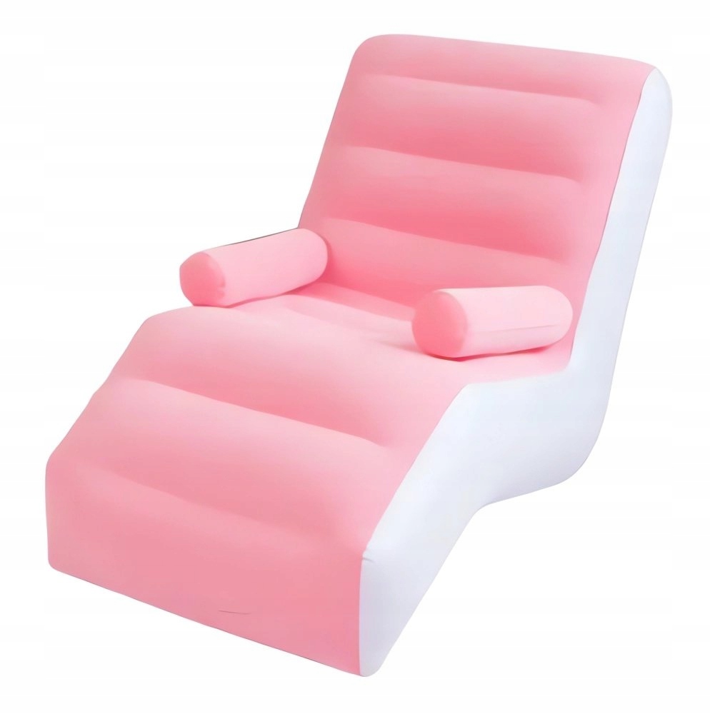 Verk 27531 Nafukovací relaxační křeslo s opěrkou, růžové