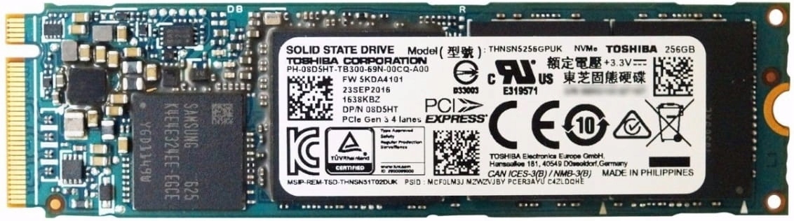 Nvme thnsn5256gpuk nv clearance
