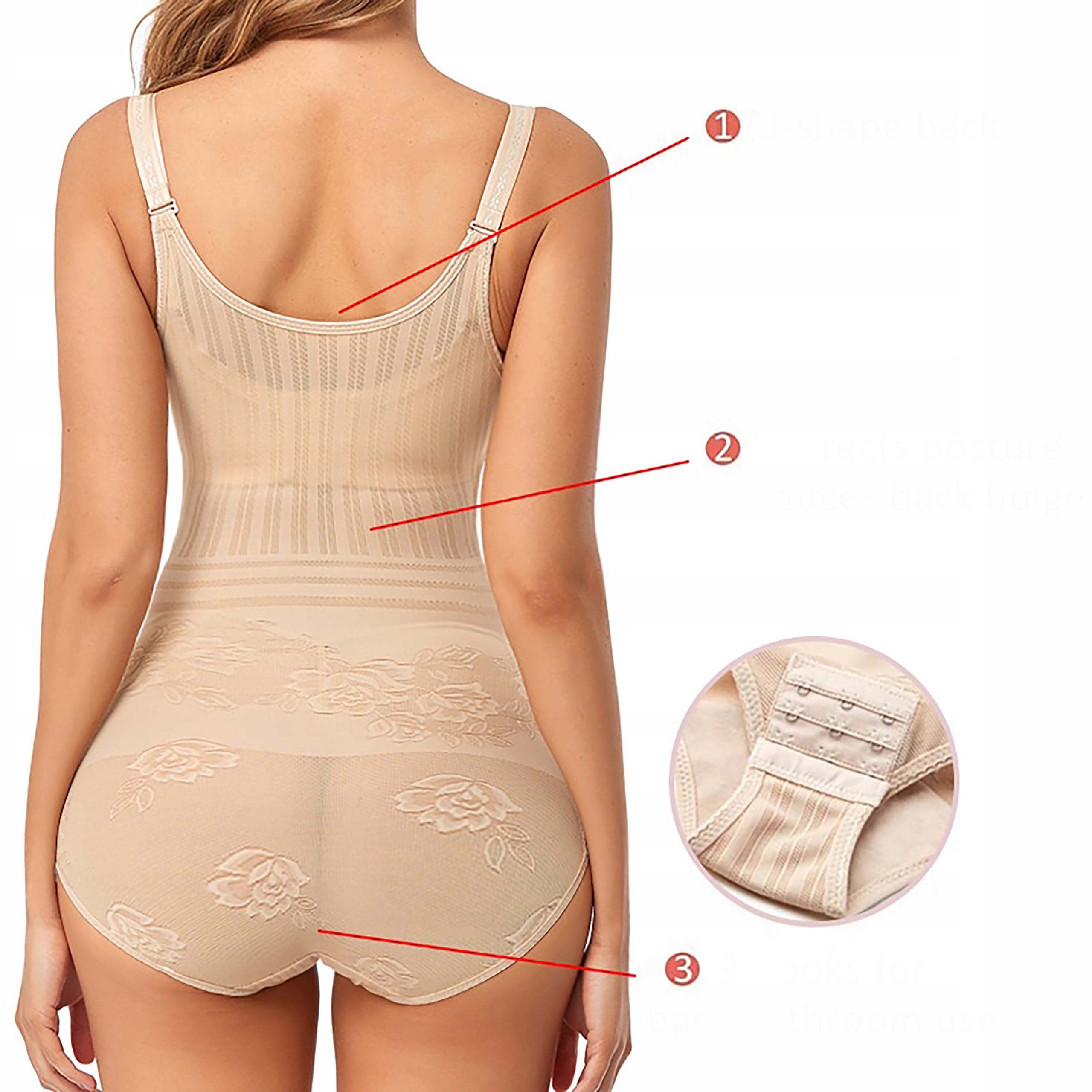 BODY damskie WYSZCZUPLAJĄCE brzuch GORSET majtki Mocno modelujące Wygodne EAN (GTIN) 5906638570609