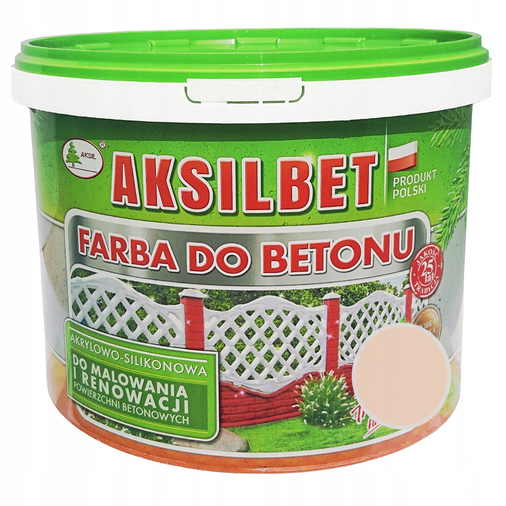 Farba do betonu Aksil Aksilbet Piaskowy 5L