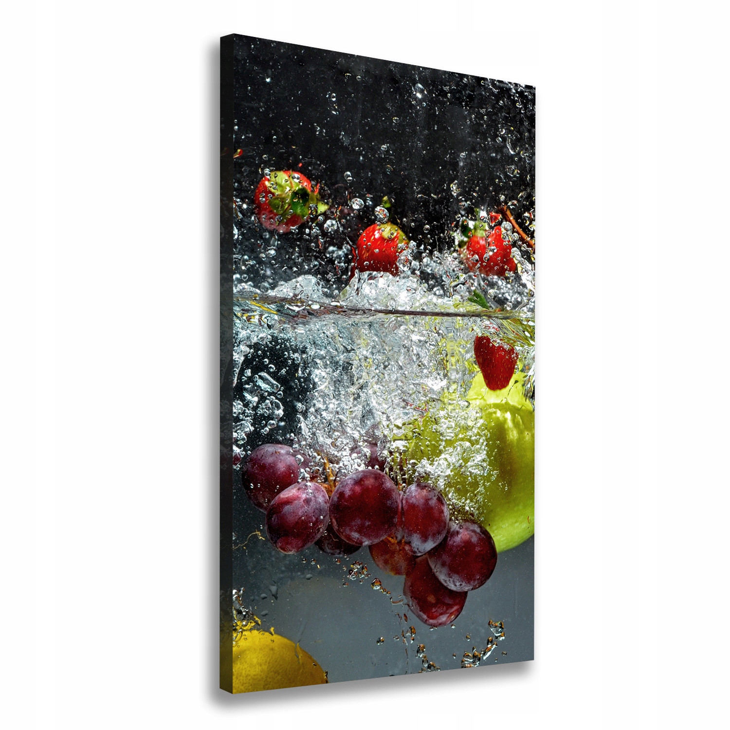

Foto obraz na płótnie Owoce pod wodą 50x100 cm