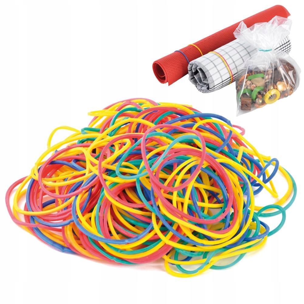 GUMKI RECEPTURKI MIX KOLORÓW 200szt. CZESKI ORION