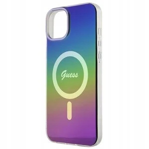Guess IML Iridescent MagSafe – Pouzdro pro iPhone 15 (barevné)