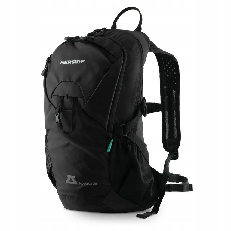 Plecak turystyczny 25L miejski na laptop męski damski czarny Nobuka