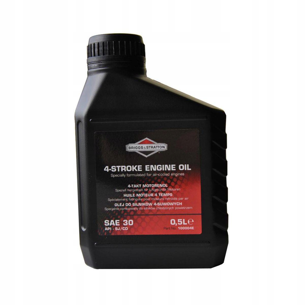 

Olej do silników Briggs&Stratton 4T SAE-30 0,5
