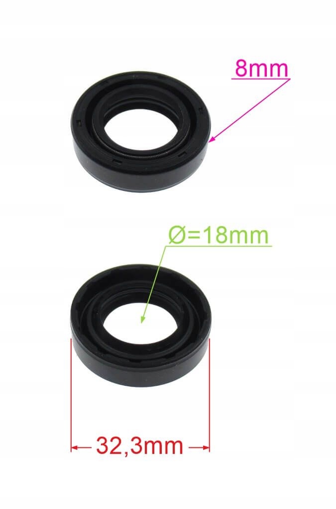 USZCZELNIACZ 19X32X8 STIGA PARK 1139-1080-01 Typ uszczelka