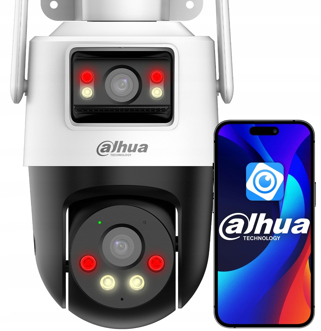 Otočná Kamera 4G Dahua 6MP Ai Dual Lens Sledování Plné Barvy P3D-3F-PV-4G