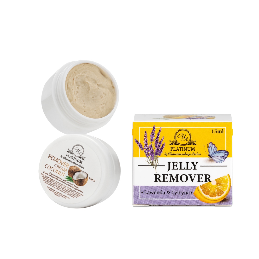 Krémový odličovač "Coconut"+Remover jelly"Levandule-Citron"PLATINUM 2 x 15 ml sada