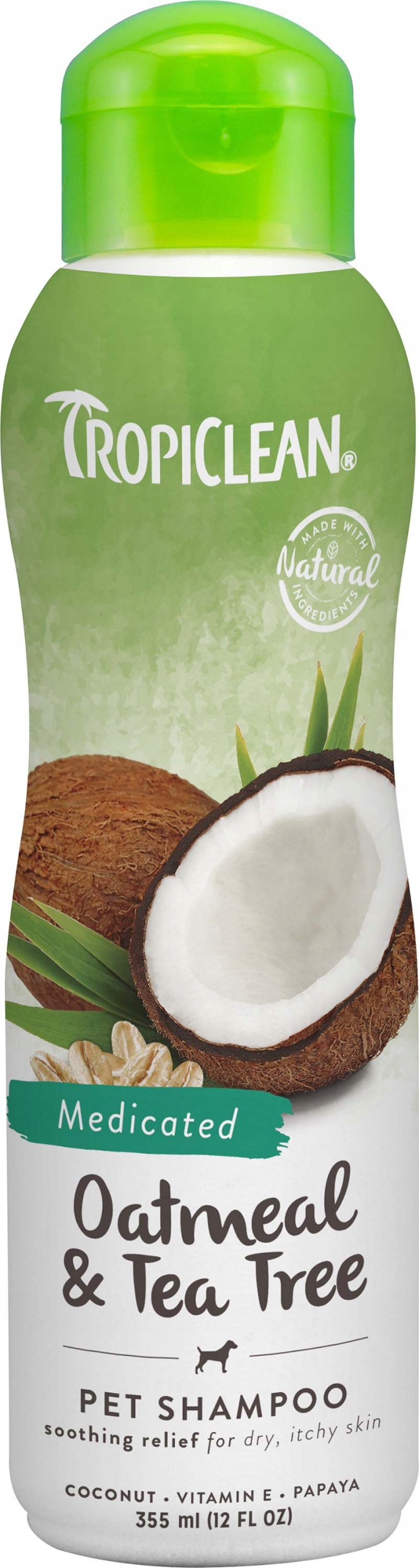 Tropiclean Ovesné Vločky Tea Tree Šampon 355ML (719.2108)