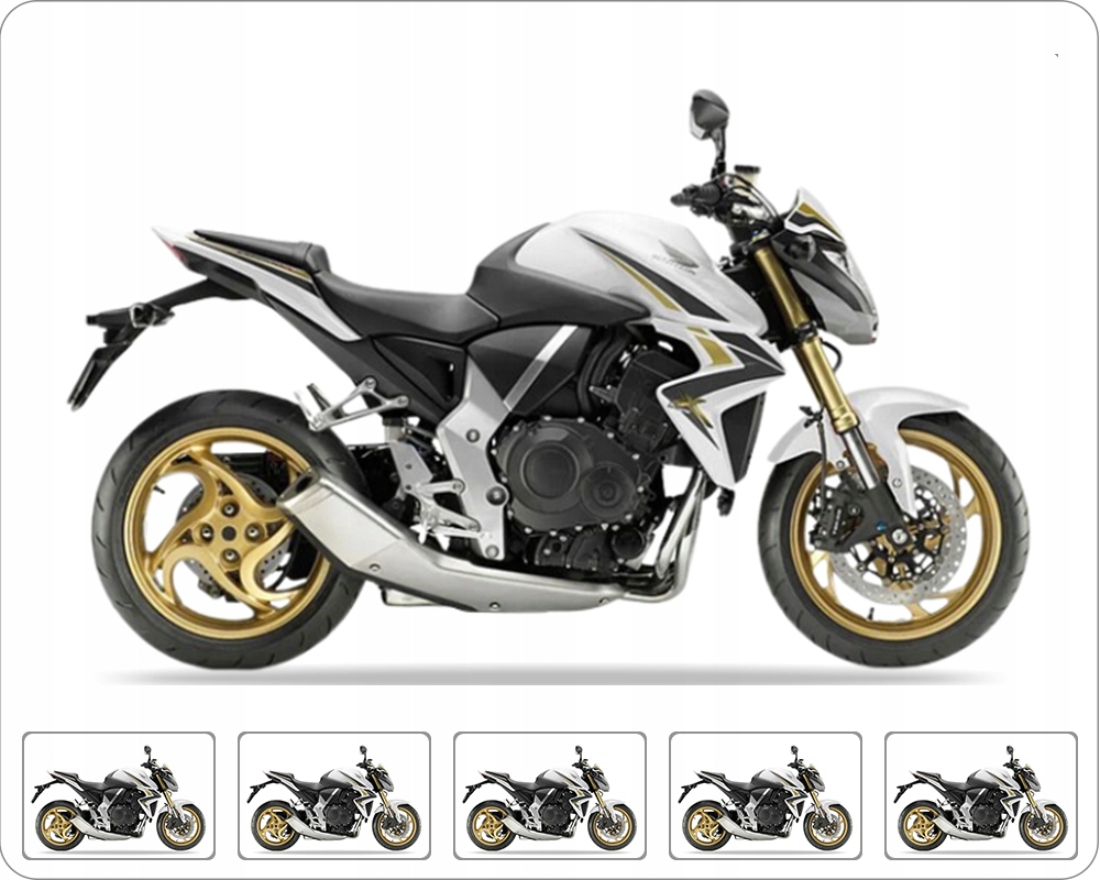 Samolepky Juula Na Motocykl Pro Honda Cb 1000 R 2014 Bílé NHB44 Extreme