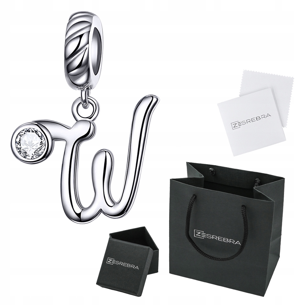 

Charms Litera W do Pandora srebro 925 zawieszka