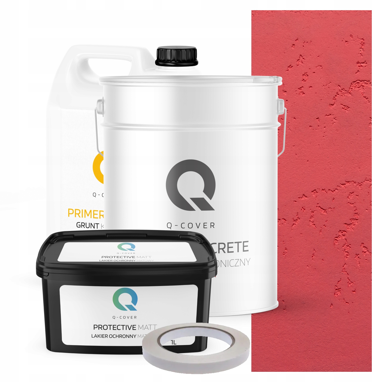 Architektonický Vnitřní Beton Set Růžový H3631 19kg Komplet 10m2