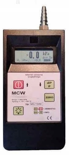 MIER-MCW10 Manometer na meranie relatívneho tlaku