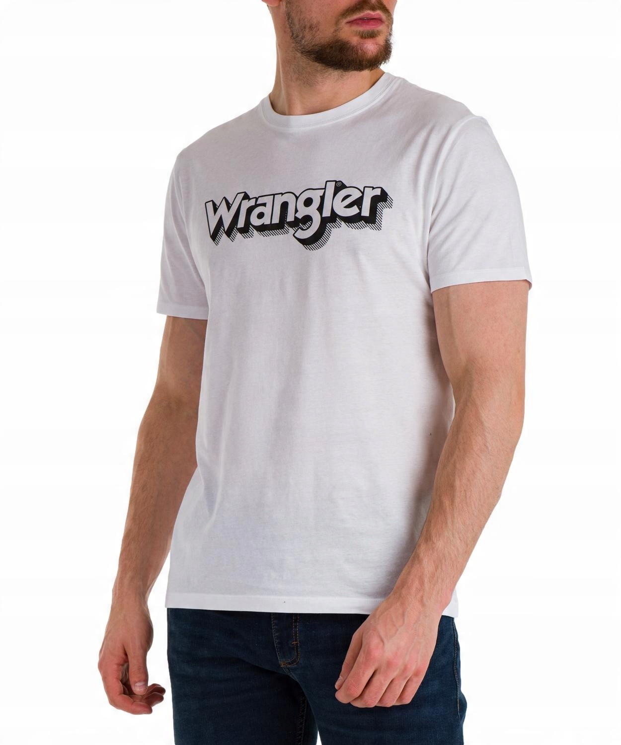 

T-shirt Wrangler Ss Logo Tee W7J4D3989 White L