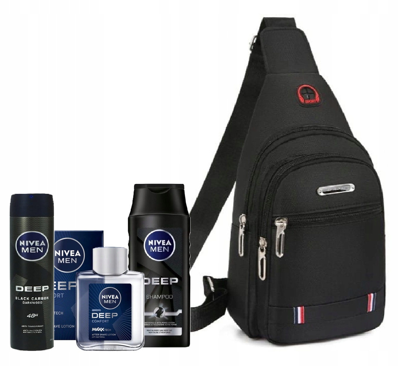 Nivea Deep zestaw 4w1 kosmetyki nerka Men