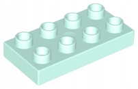 

Lego Duplo 40666 Płytka 2X4 light aqua Nowa (8g)