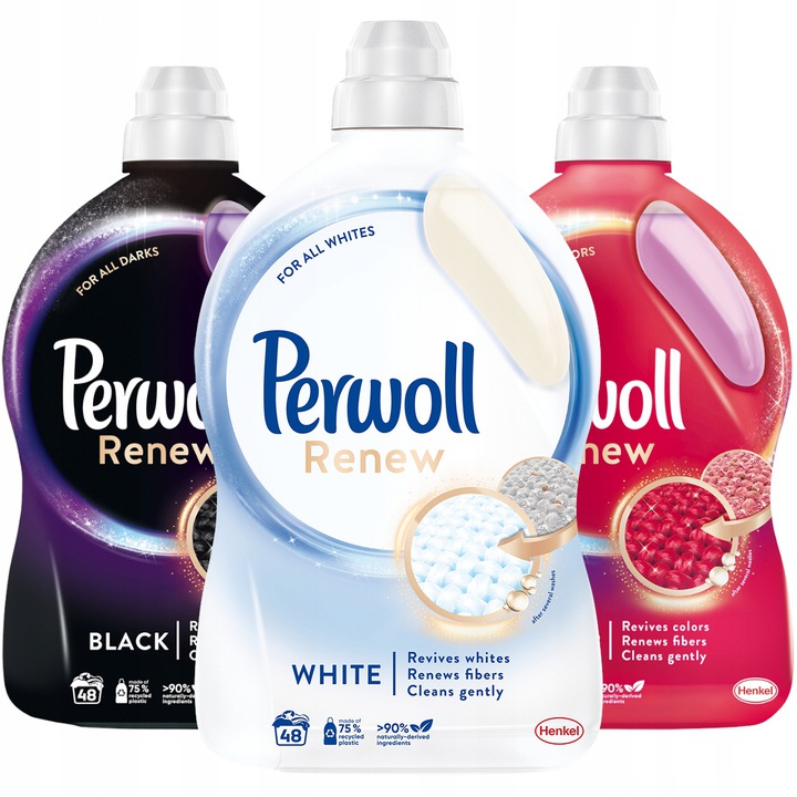 Levně Perwoll Renew Repair tekutý prací prostředek 3 x 3 l Set 3 ks