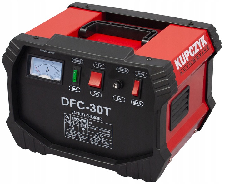 

Prostownik do ładowania 12V 24V DFC-30T Kupczyk