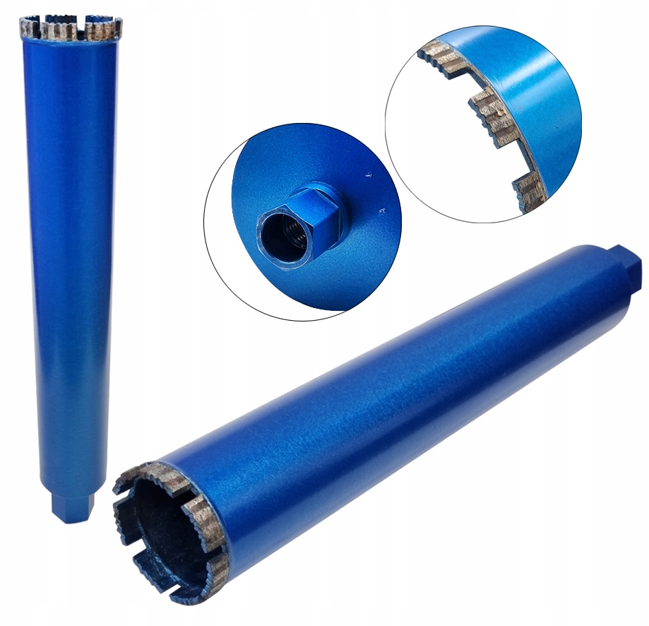 Wiertło Koronowe Diamentowe Do Betonu 72 x 450mm Wiertnica Otwornica