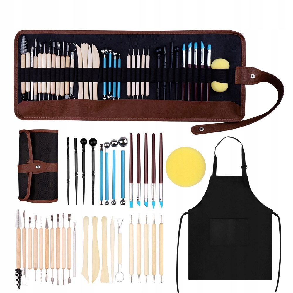 Sada Řezbářských Nástrojů Glina Gips 37ks XXL