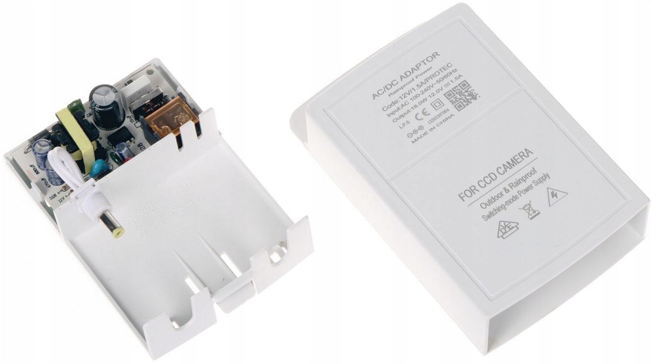 ZASILACZ 12V 1,5A PROTEC IMPULSOWY ZEWNĘTRZNY