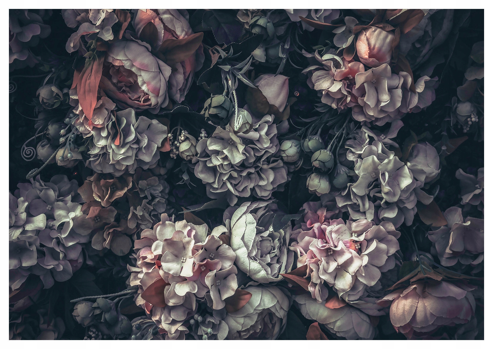 Vliesová fototapeta Hortenzie jemná Zahrada na zdi 254x184 lepidlo