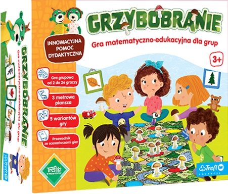 Grzybobranie. Gra planszowa dla grup 02469