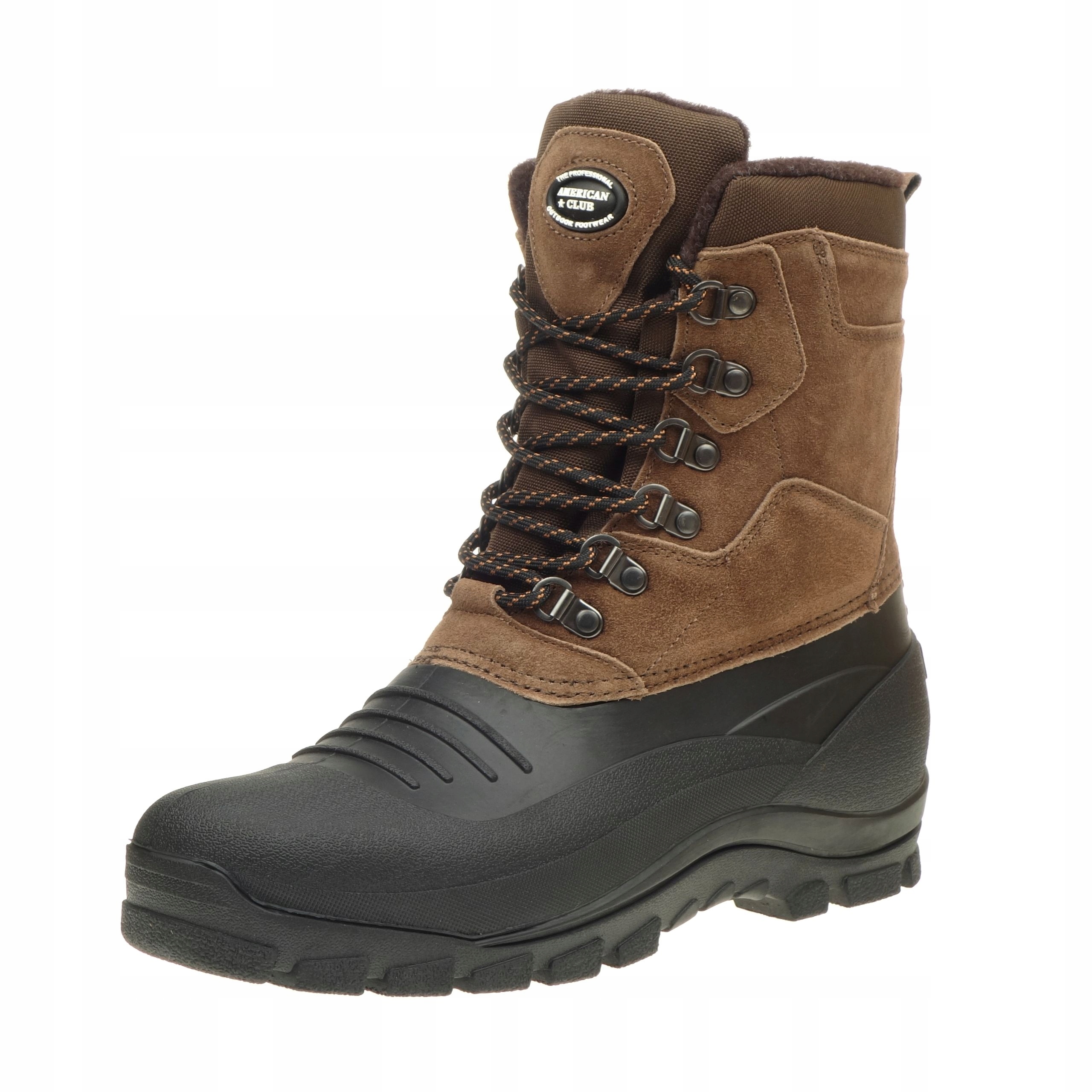 Vysoké voděodolné pánské sněhule American Zimní boty 46