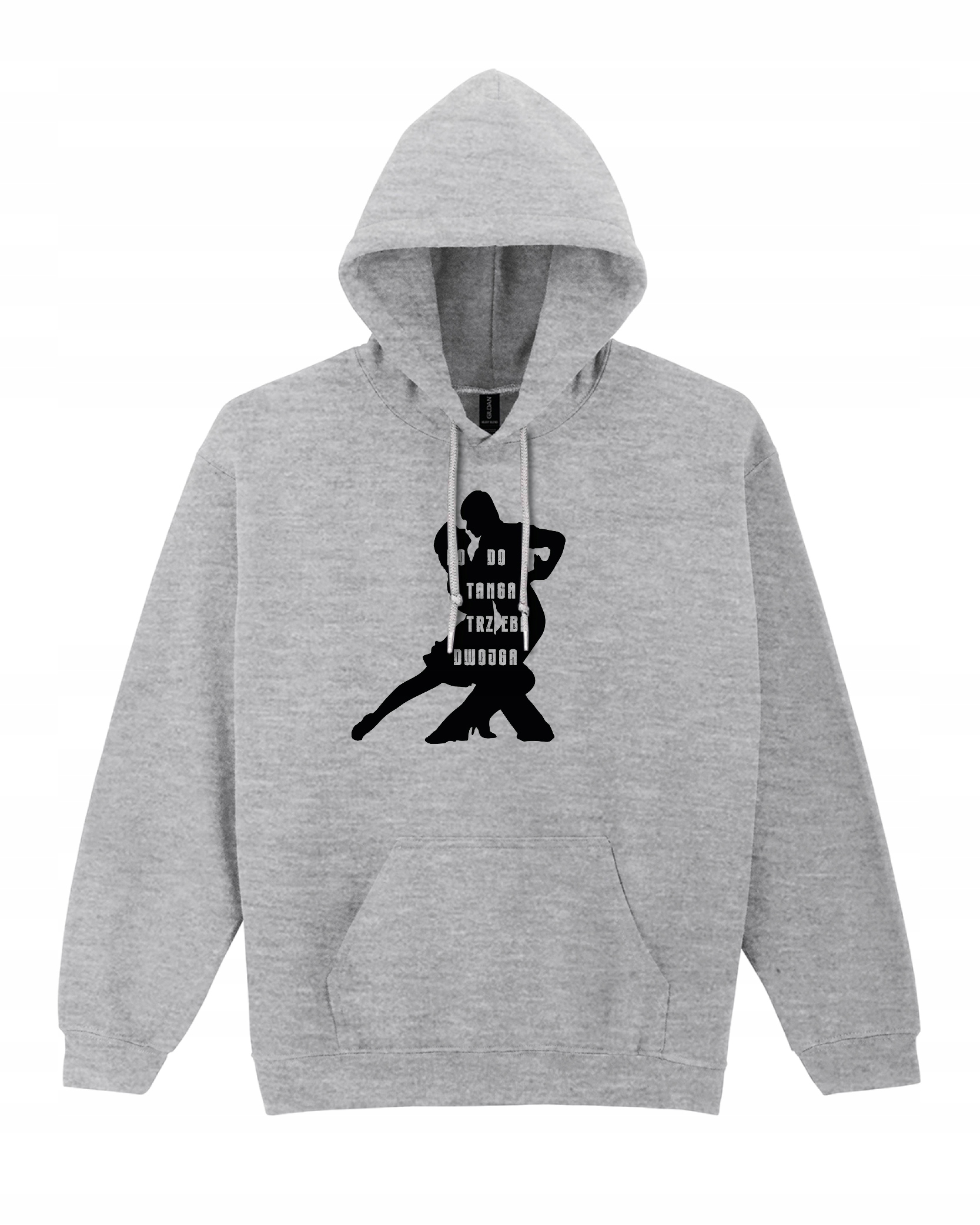 Mikina K tangu potřebujete dvě Tanec na tanci pro tanečníka Šedá XL