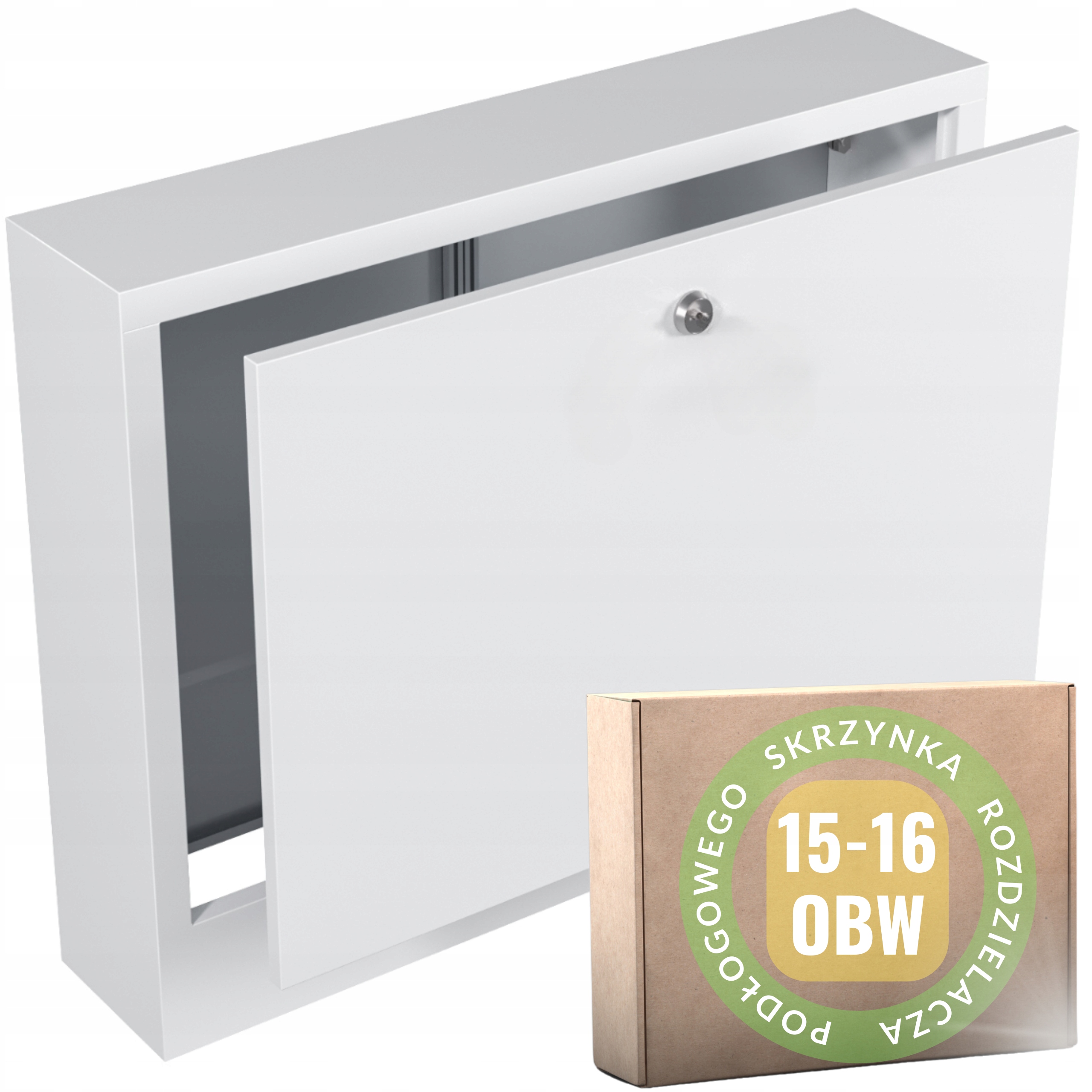 nástěnná skříňka C.o 15-16 obvodů Skříňka pro podlahové vytápění Bílá