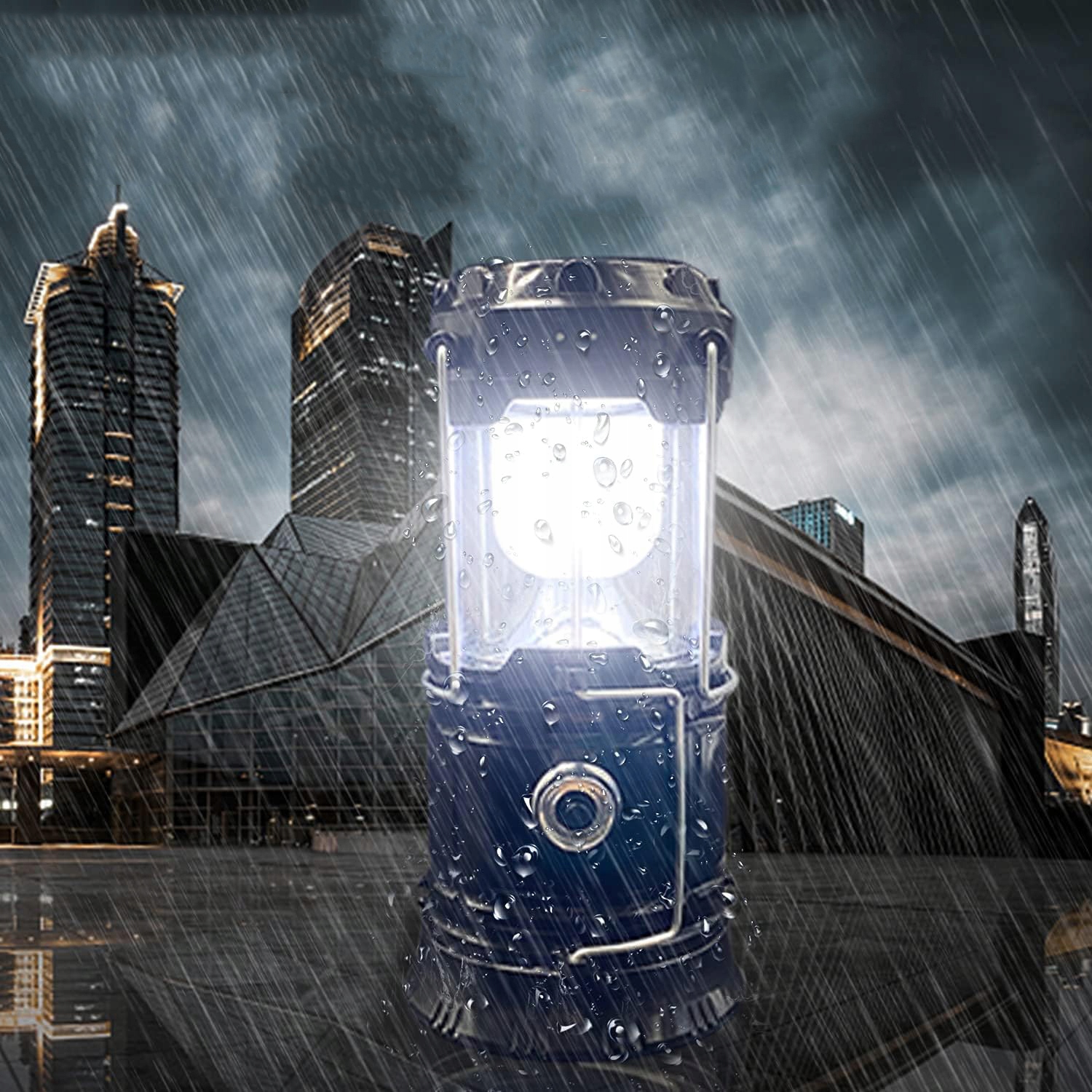 LAMPKA TURYSTYCZNA LATARKA KEMPINGOWA SOLARNA LED Rodzaj akumulatorowa