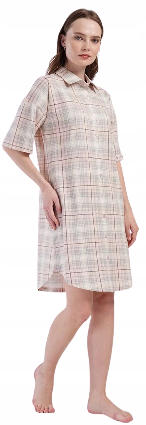 Kompletně Rozepínatelná Košile Krátká Košile Se Zapínáním Na Knoflíky M