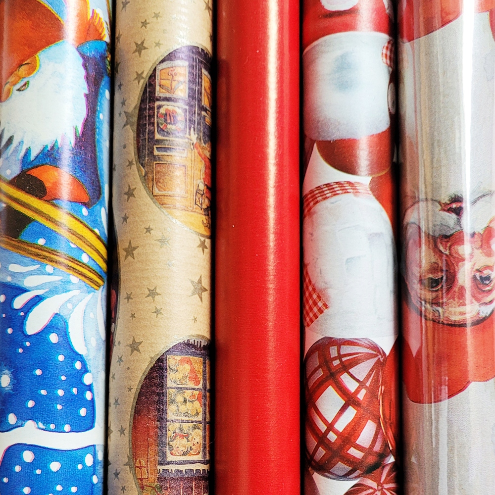 Papier świąteczny do prezentów prezentowy 57cmx10m