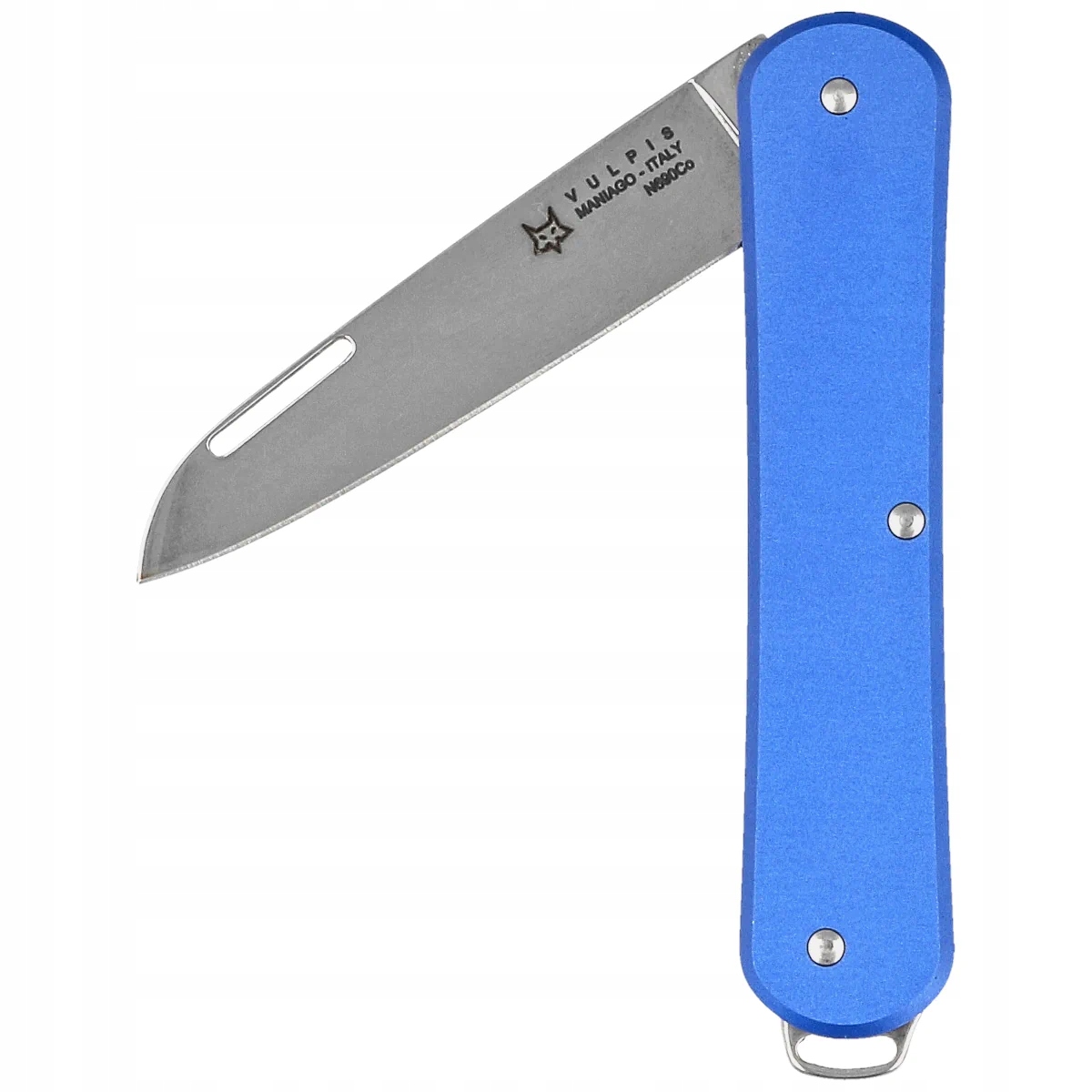 Nůž Fox Vulpis Sky Blue Aluminium, Polished N690Co (FX-VP130 Sb)