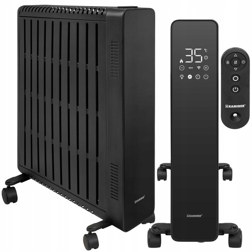 Olejový elektrický ohřívač – černý