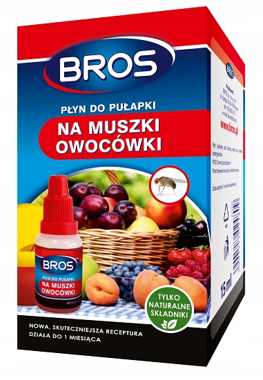 

Płyn do Pułapki Na Muszki Owocówki .: Bros :.