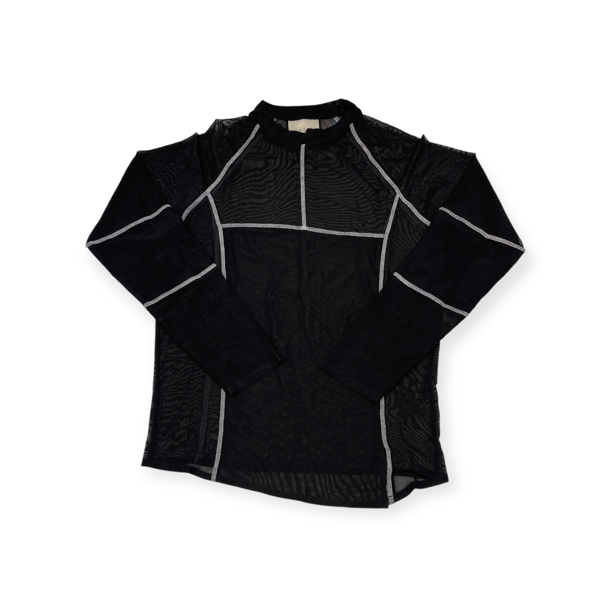 Pánská průsvitná halenka s dlouhým rukávem Orttu XL