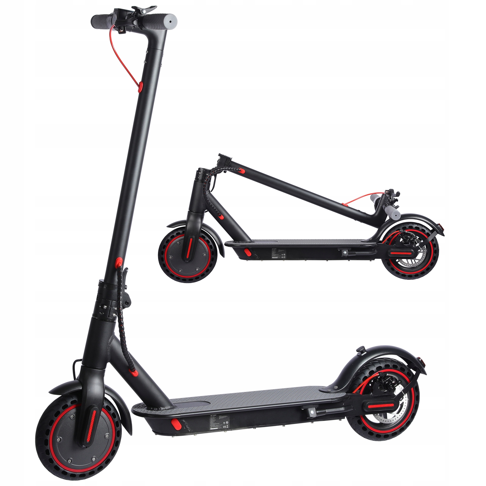 Skládací Elektrické Vozítko J03 500W 36V 10.4Ah, Rychlost 30 km/h, Dojezd 35 km, 8.5"