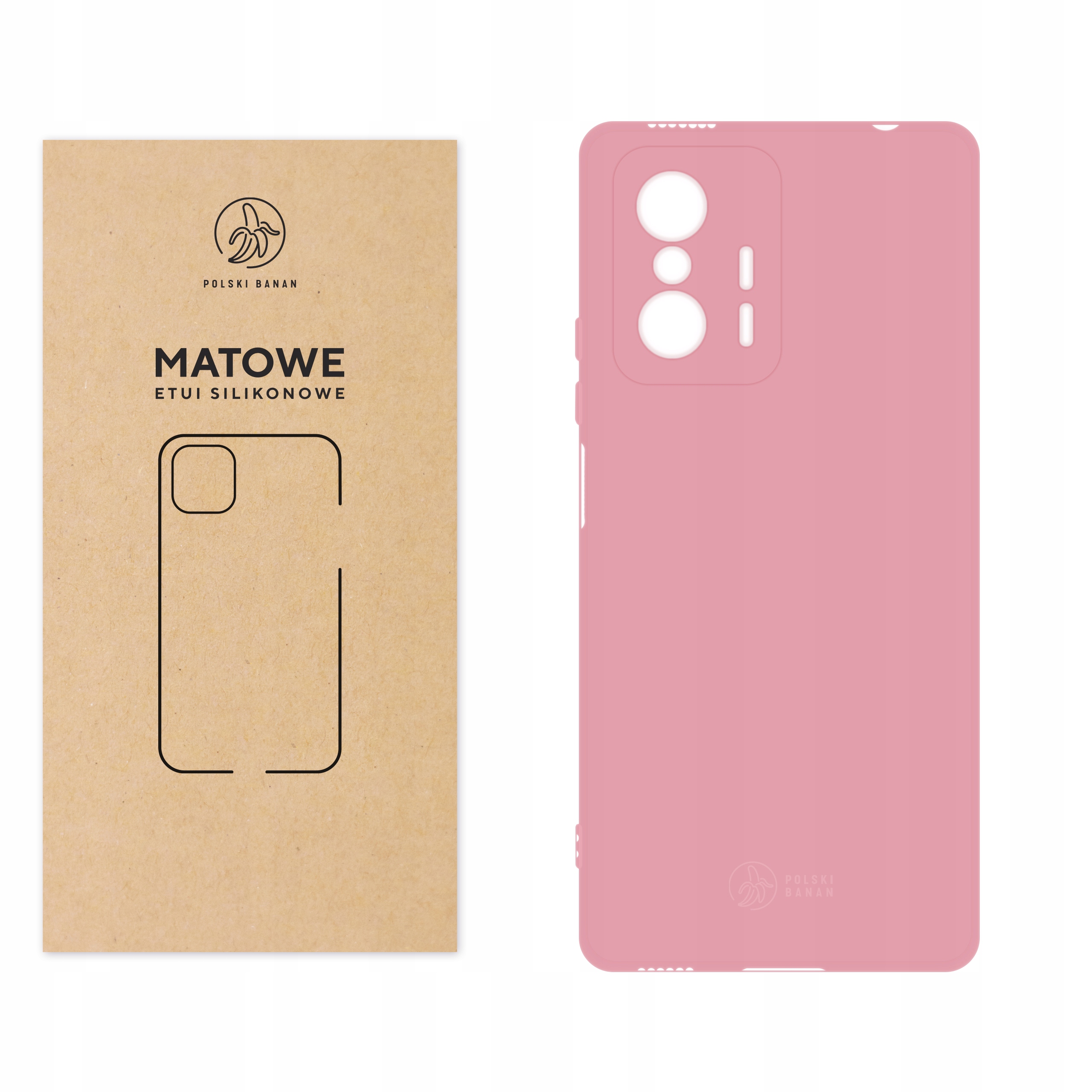 

Etui Matowe do Xiaomi 11T 11T Pro różowe