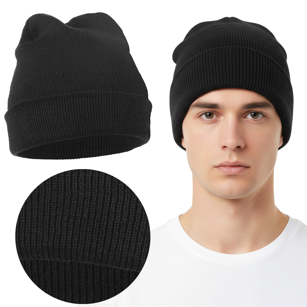 Pánská Čepice Moraj , klasická teplá, podzimní/zimní, vel. beanie, univerzální