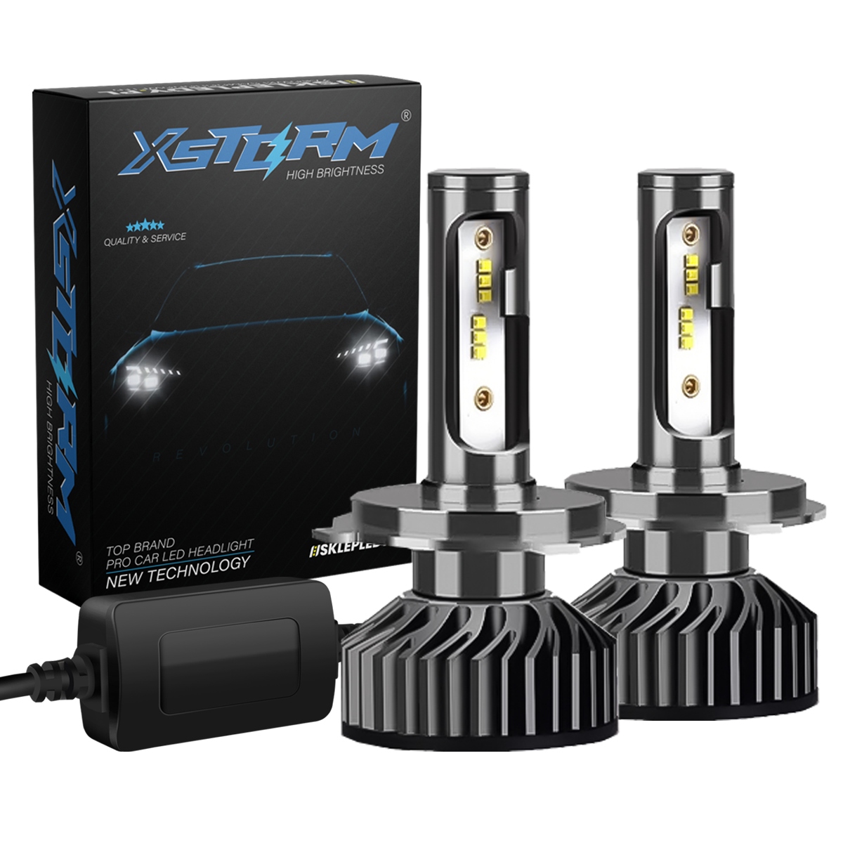 Mini Led Žárovky H4 Xstorm 20000LM CPS1860 Can Dokonalé Odříznutí