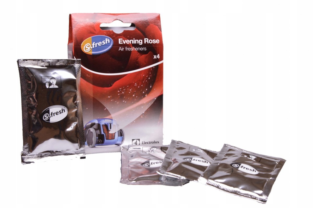 Zapach do odkurzacza S-Fresh 4szt. Róże Marka Electrolux
