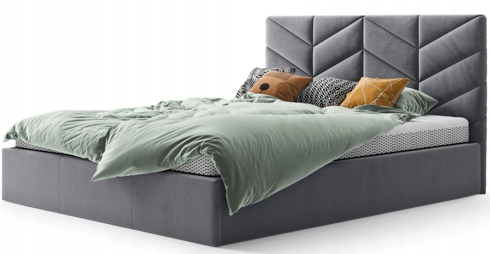 

Łóżko tapicerowane Viera 180X200 Pojemnik Metal